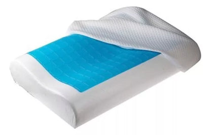 Almohada de Gel Ortopédica + Funda: Descanso y Comodidad para Tu Cuello