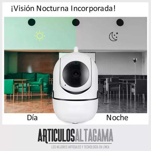 Cámara de Seguridad Inteligente con Audio Bidireccional y Control Remoto