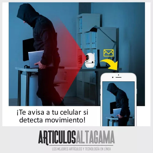 Cámara de Seguridad Inteligente con Audio Bidireccional y Control Remoto