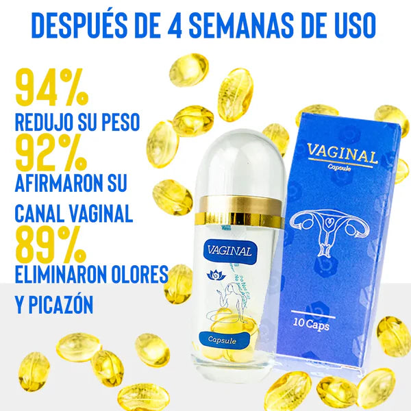 Cápsulas Vaginales Hidratantes y Reparadoras (10 Unidades)