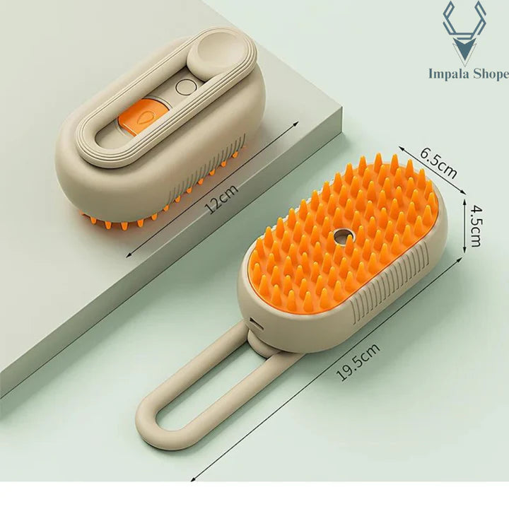 Cepillo Para Mascotas con Vapor -Manija 360