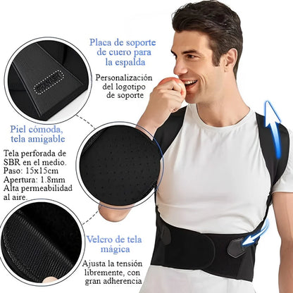 Corrector de Postura Ergonómico para Hombres y Mujeres