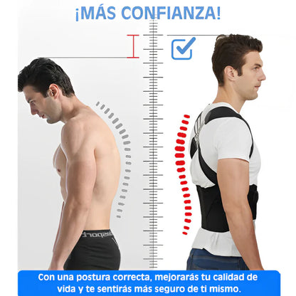 Corrector de Postura Ergonómico para Hombres y Mujeres