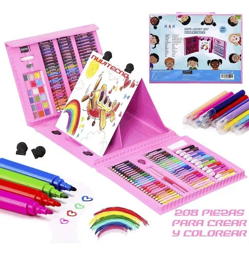 Kit de Arte Infantil 208 Piezas